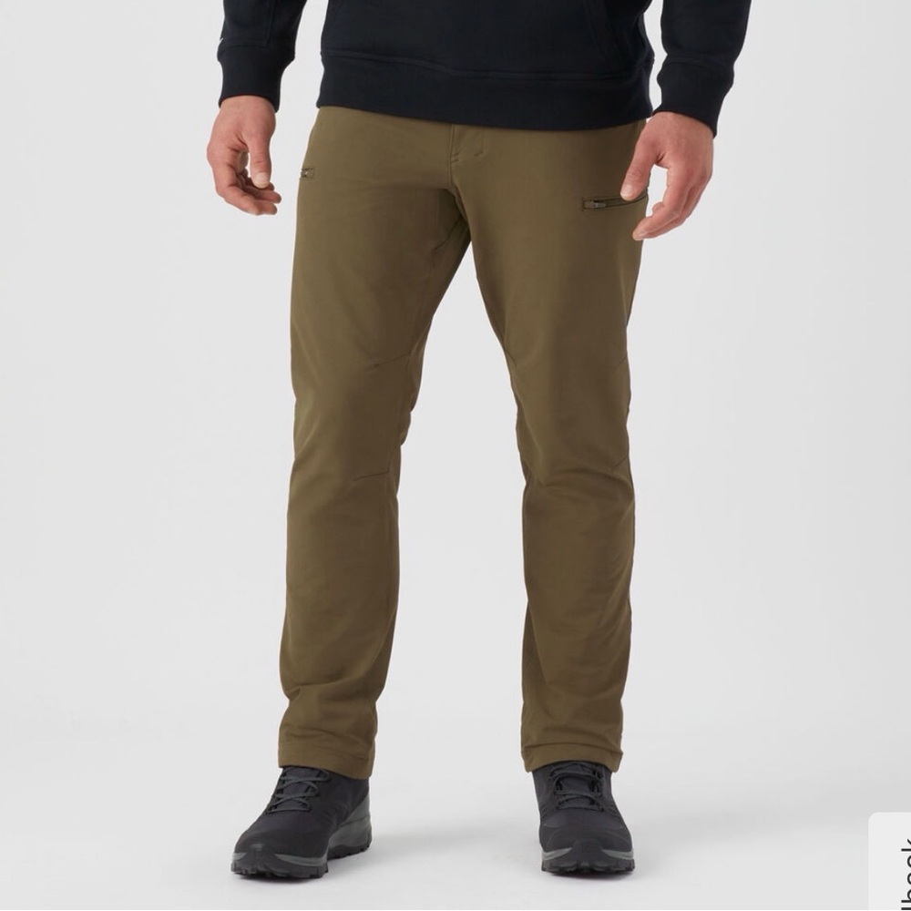 Men's AKHG Bootpack Stretch hiking outdoor Lined Workwear Winterized Pants 30x32